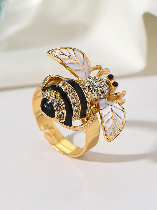 Insect Shape Rhine Stones Rings Accessories