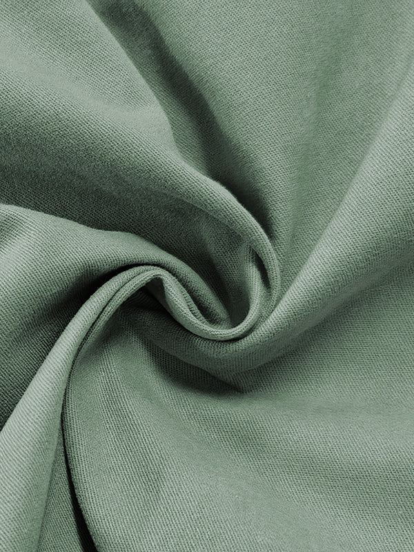 A-Line Loose Asymmetric Elasticity Pockets Split-Joint Skirts Bottoms