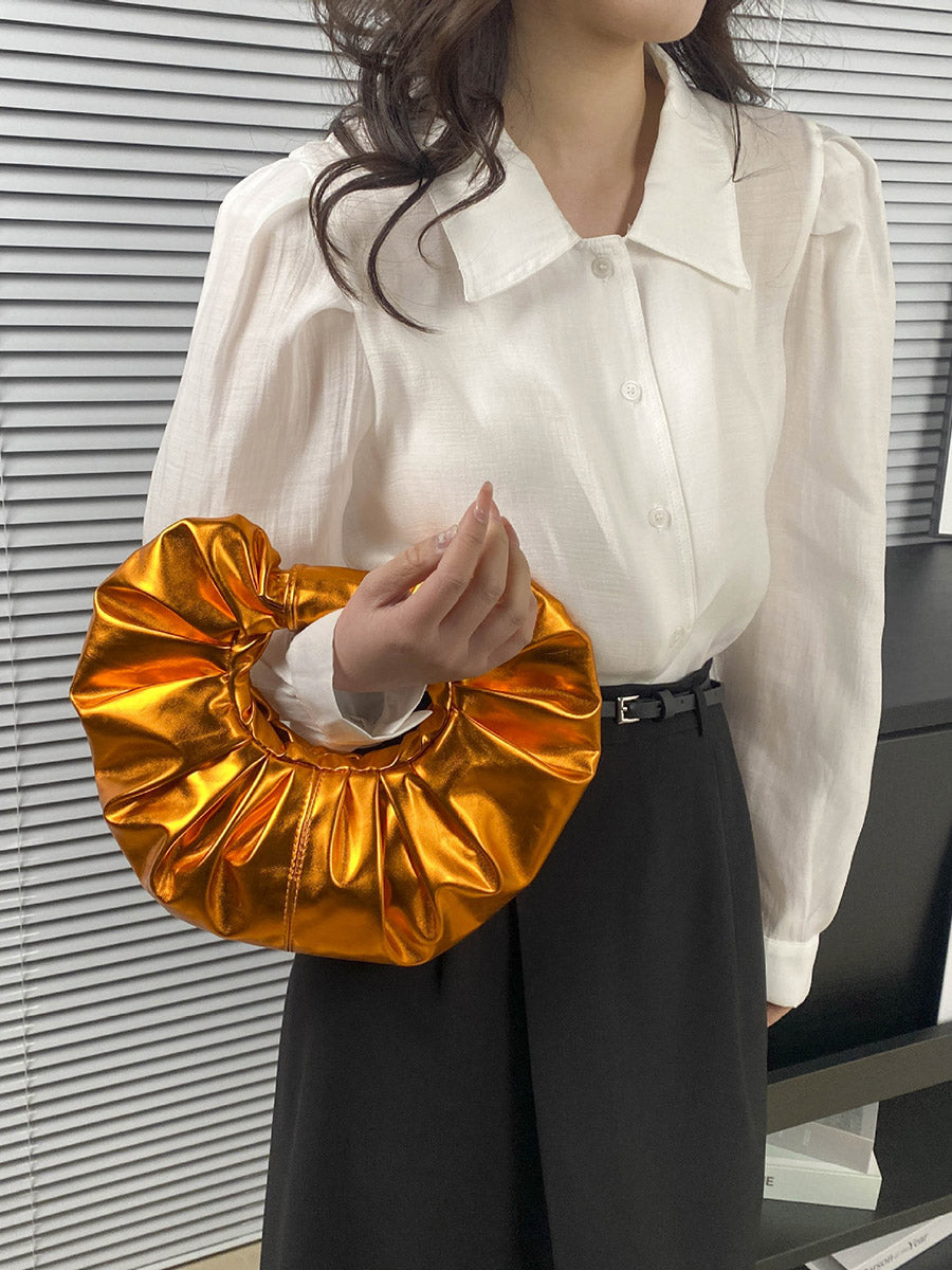 Geometric Pleated Evening Bags & Clutches