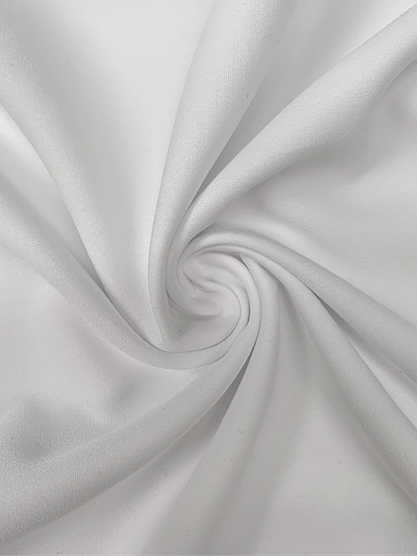 A-Line Loose Pleated Solid Color Split-Joint Lapel Maxi Dresses Shirt Dress