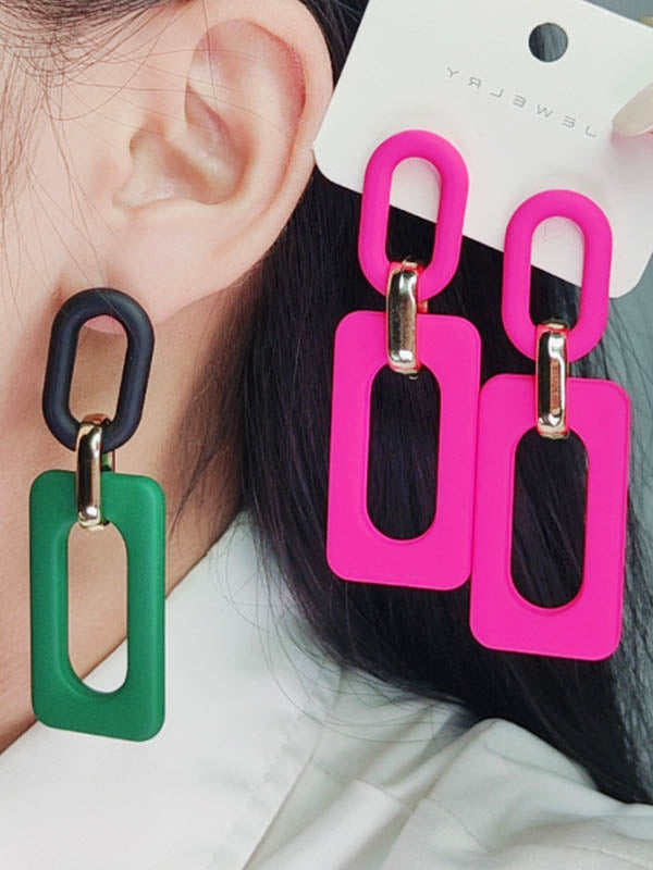 Geometric Hollow Earrings Accessories