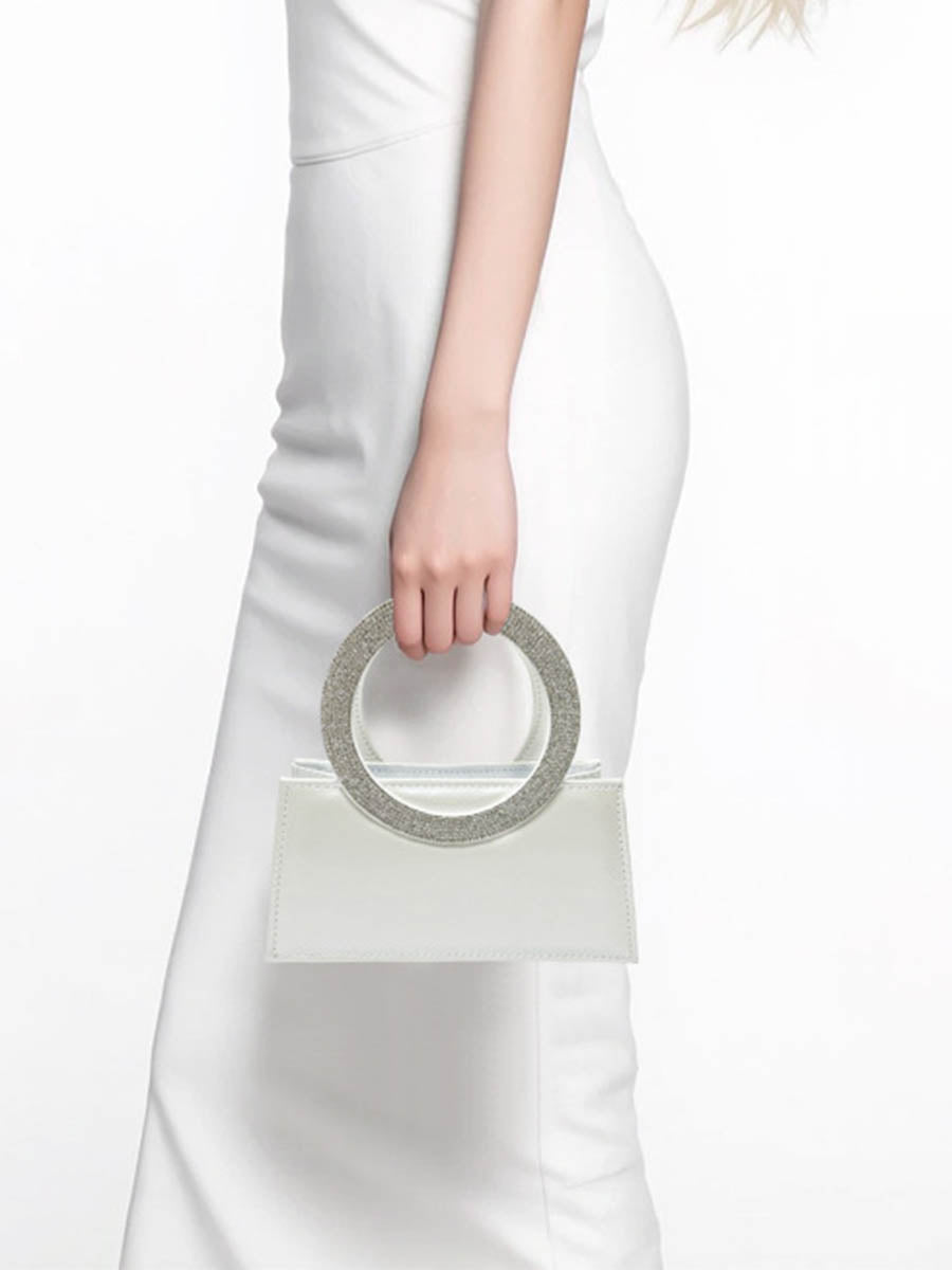 Chains Rhine Stones Split-Joint Evening Bags & Clutches Handbags